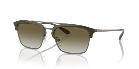 Emporio Armani 0EA4228 30038E 55 Shiny Green/Matte Gunmetal/ Green Gradient