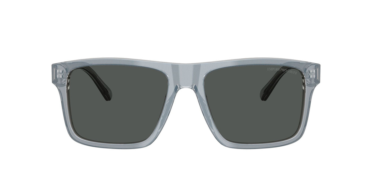 Emporio Armani  0EA4232F 617787 57 Iridescent Grey/ Smoke - Blue Star Eyewear