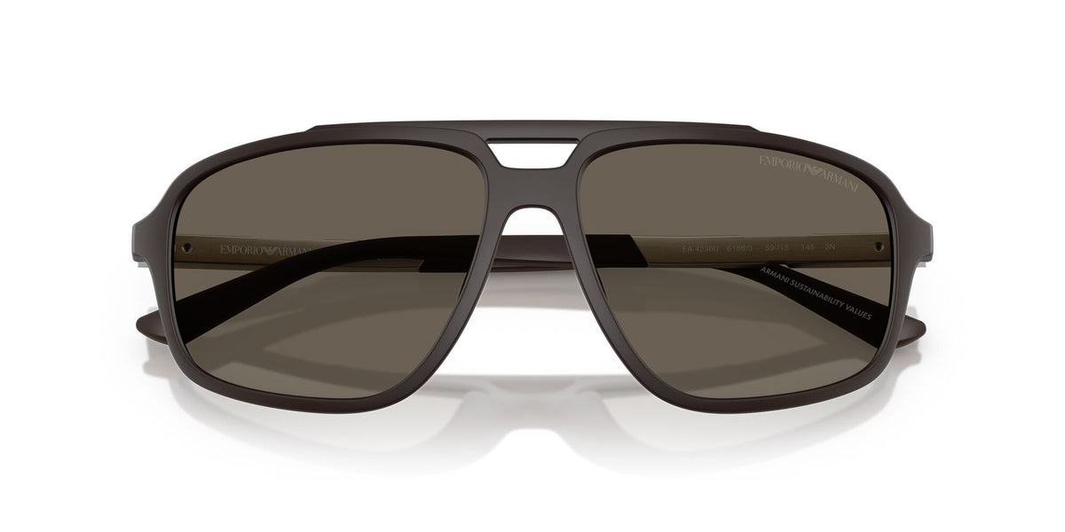 Emporio Armani  0EA4236U 6186/3 59 Dark Brown/ Brown
