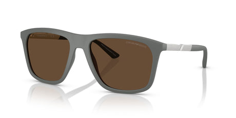 Emporio Armani  0EA4237F 620573 57 Matte Grey/ Dark Brown