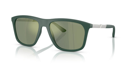 Emporio Armani  0EA4237 61906R 57 Matte Dark Green/ Green Mirror Green