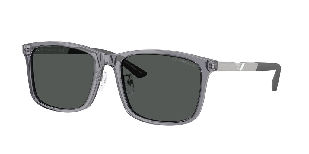 Emporio Armani  0EA4241D 620687 57 Shiny Transparent Grey/ Dark Grey