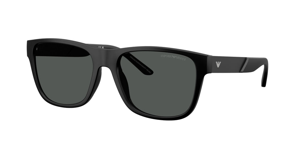 Emporio Armani  EA4243 5001T3 56 Matte Black / Dark Grey