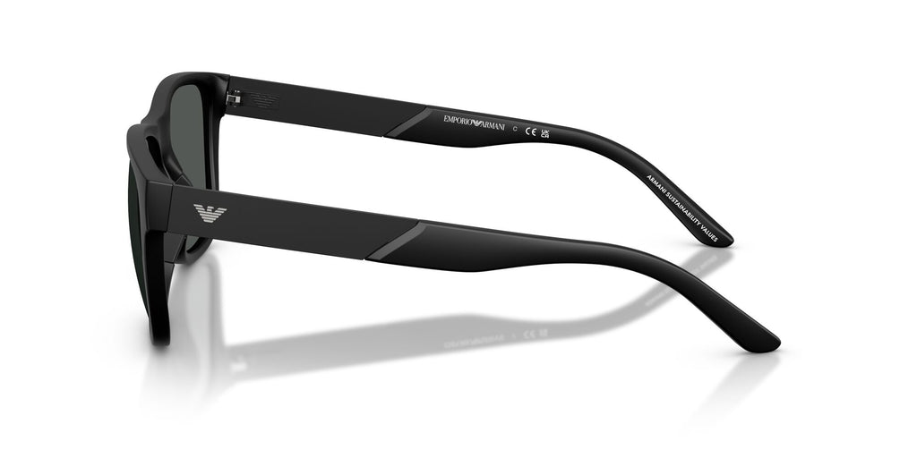Emporio Armani  EA4243 5001T3 56 Matte Black / Dark Grey