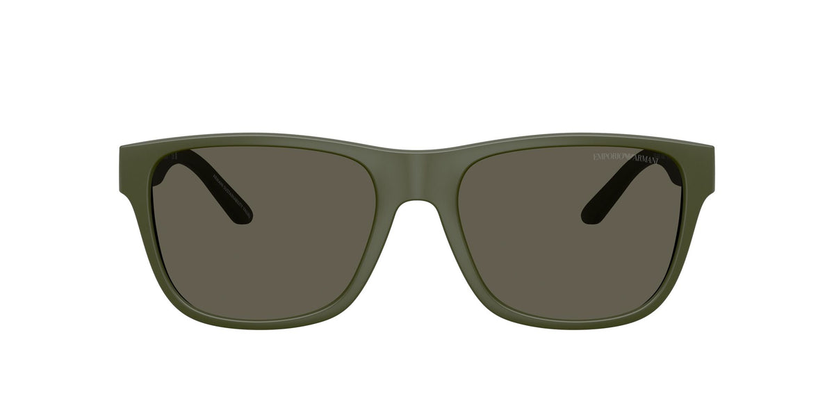 Emporio Armani  EA4243 618471 56 Matte Green / Dark Brown