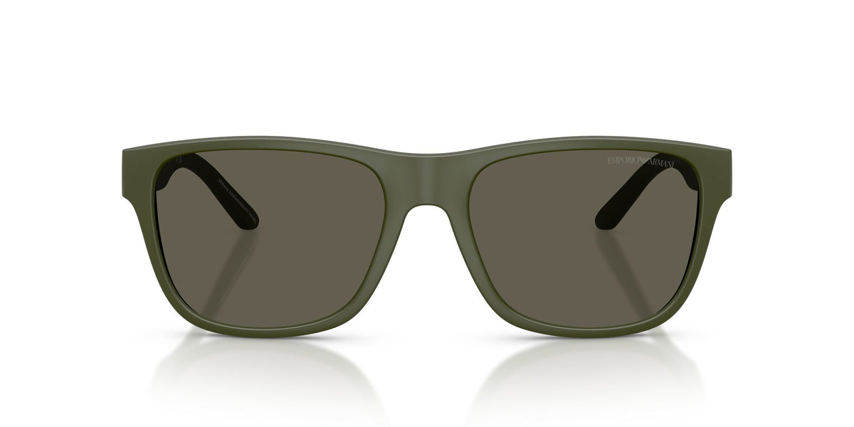 Emporio Armani  EA4243 618471 56 Matte Green / Dark Brown