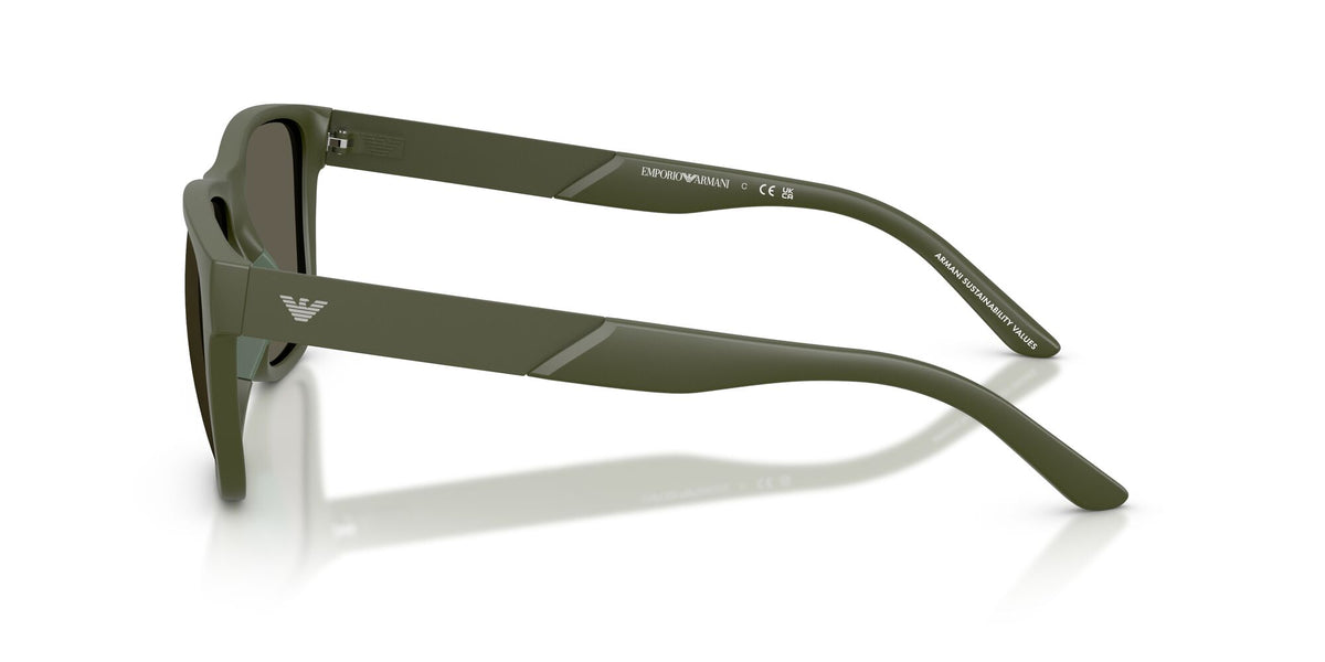 Emporio Armani  EA4243 618471 56 Matte Green / Dark Brown