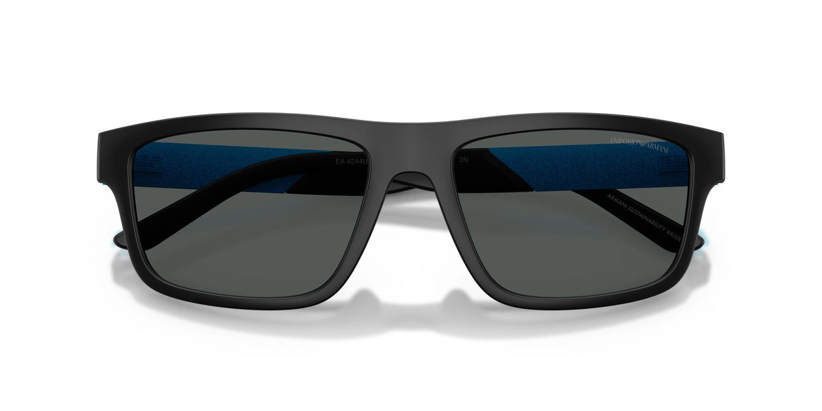 Emporio Armani  EA4244U 500187 57 Matte Black / Dark Grey
