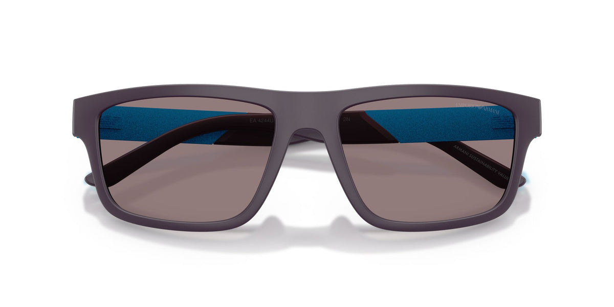 Emporio Armani  EA4244U 62427N 57 Matte Violet / Purple Brown