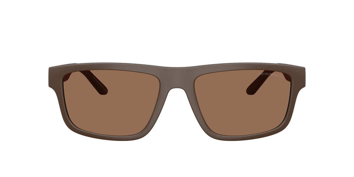 Emporio Armani  EA4244U 624373 57 Matte Brown / Dark Brown