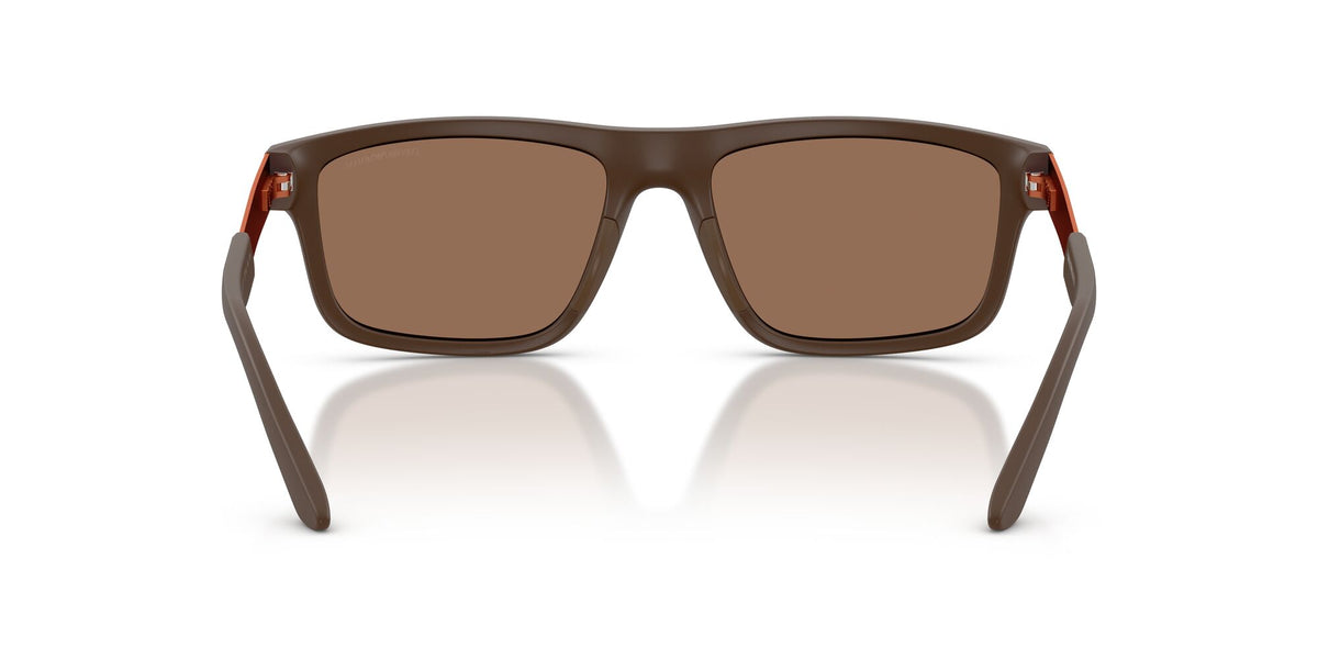 Emporio Armani  EA4244U 624373 57 Matte Brown / Dark Brown