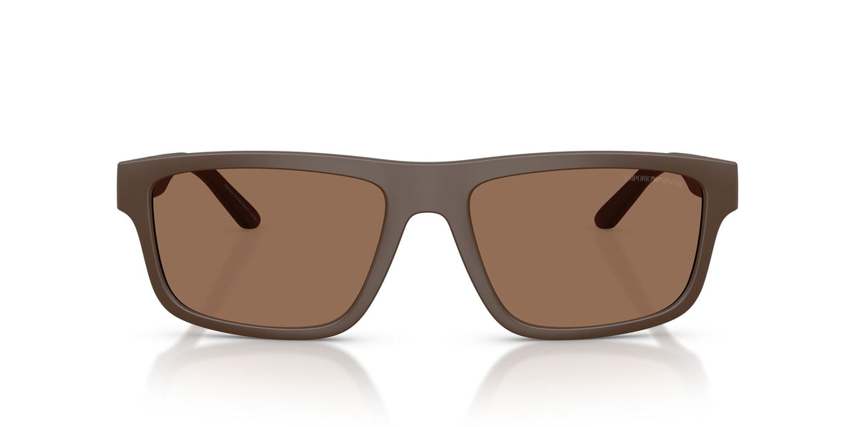 Emporio Armani  EA4244U 624373 57 Matte Brown / Dark Brown