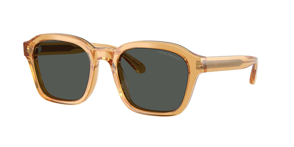 Emporio Armani  EA4245U 624687 54 Shiny Transparent Yellow / Dark Grey