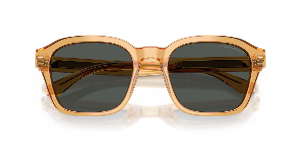 Emporio Armani  EA4245U 624687 54 Shiny Transparent Yellow / Dark Grey