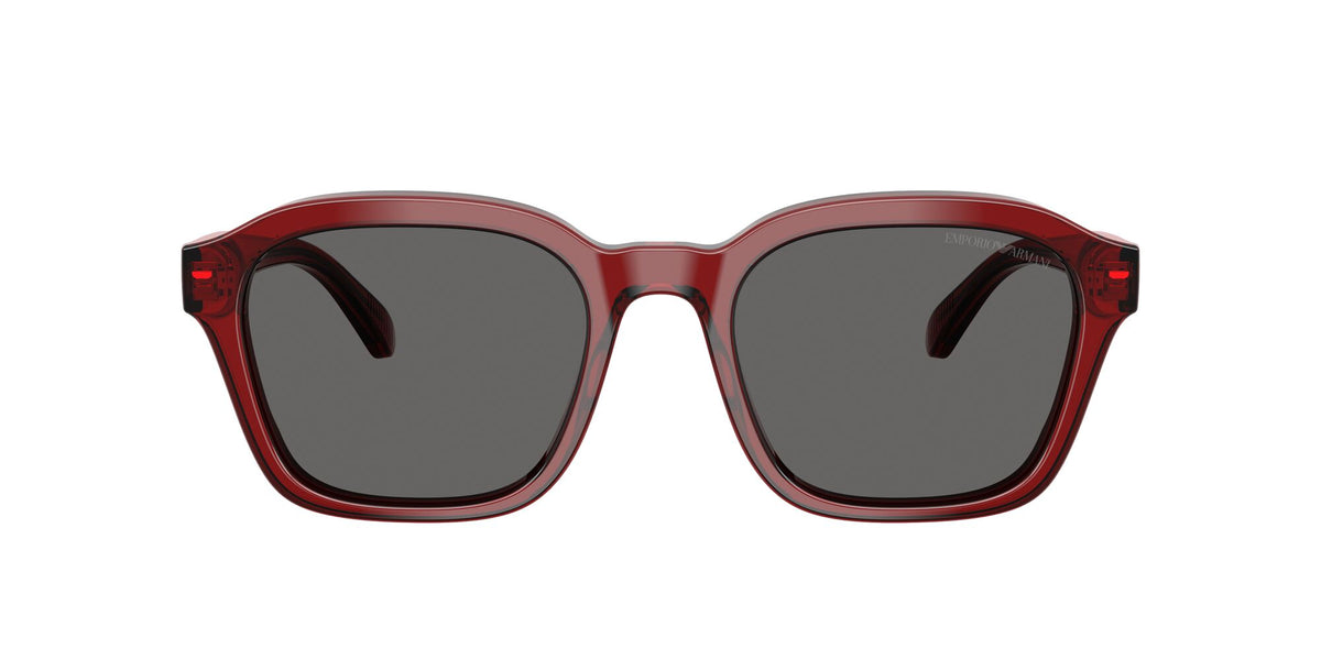 Emporio Armani  EA4245U 624887 54 Shiny Transparent Red / Grey