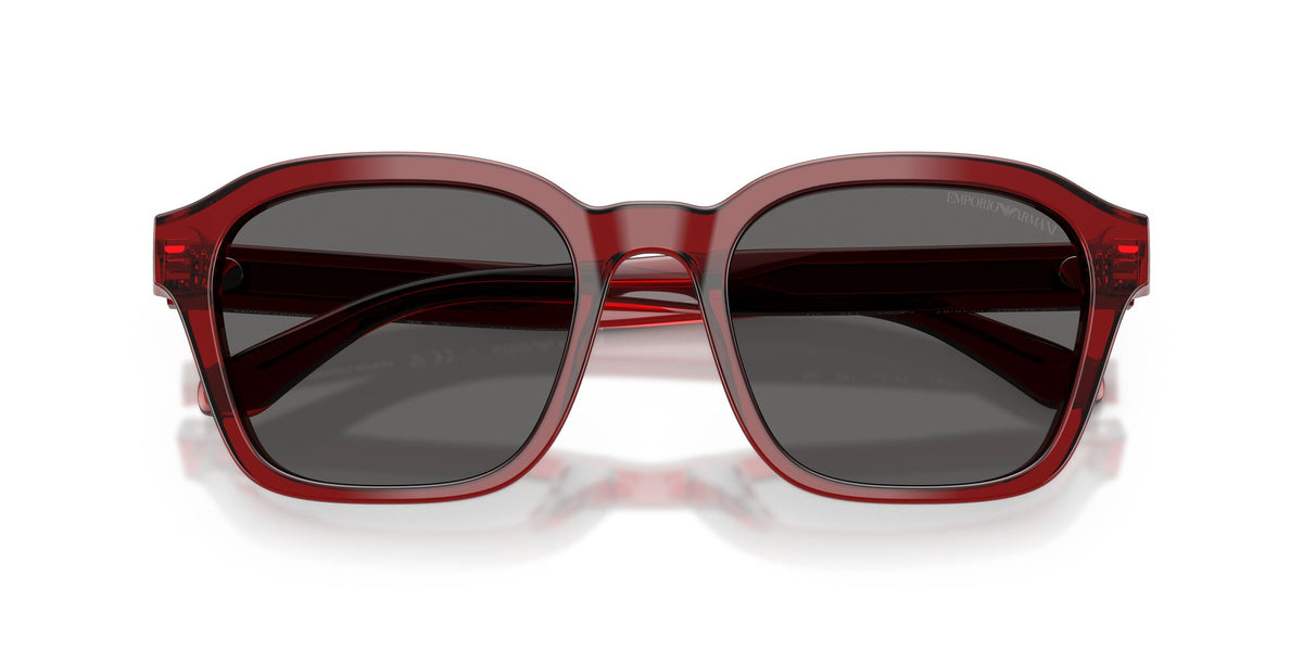 Emporio Armani  EA4245U 624887 54 Shiny Transparent Red / Grey