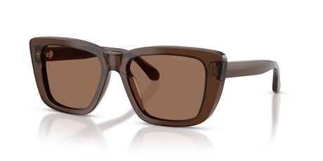 Emporio Armani  EA4246U 625173 54 Shiny Transparent Brown / Dark Brown