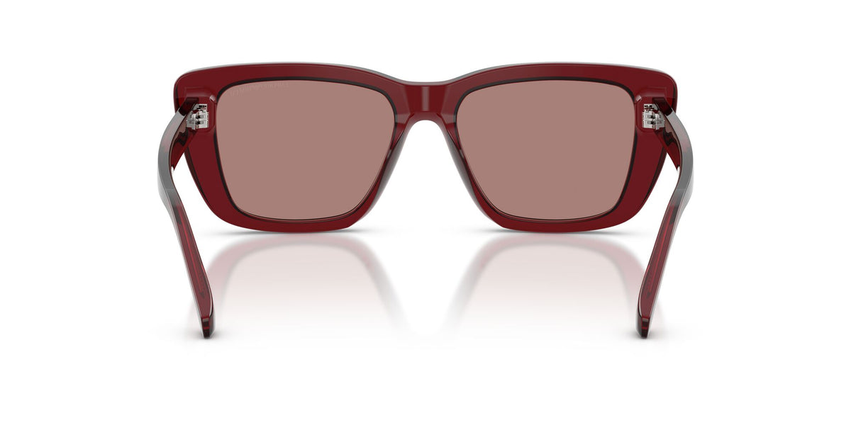 Emporio Armani  EA4246U 625473 54 Shiny Transparent Bordeaux / Light Brown