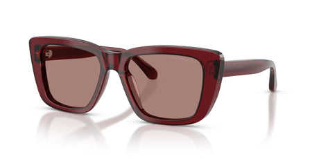 Emporio Armani  EA4246U 625473 54 Shiny Transparent Bordeaux / Light Brown