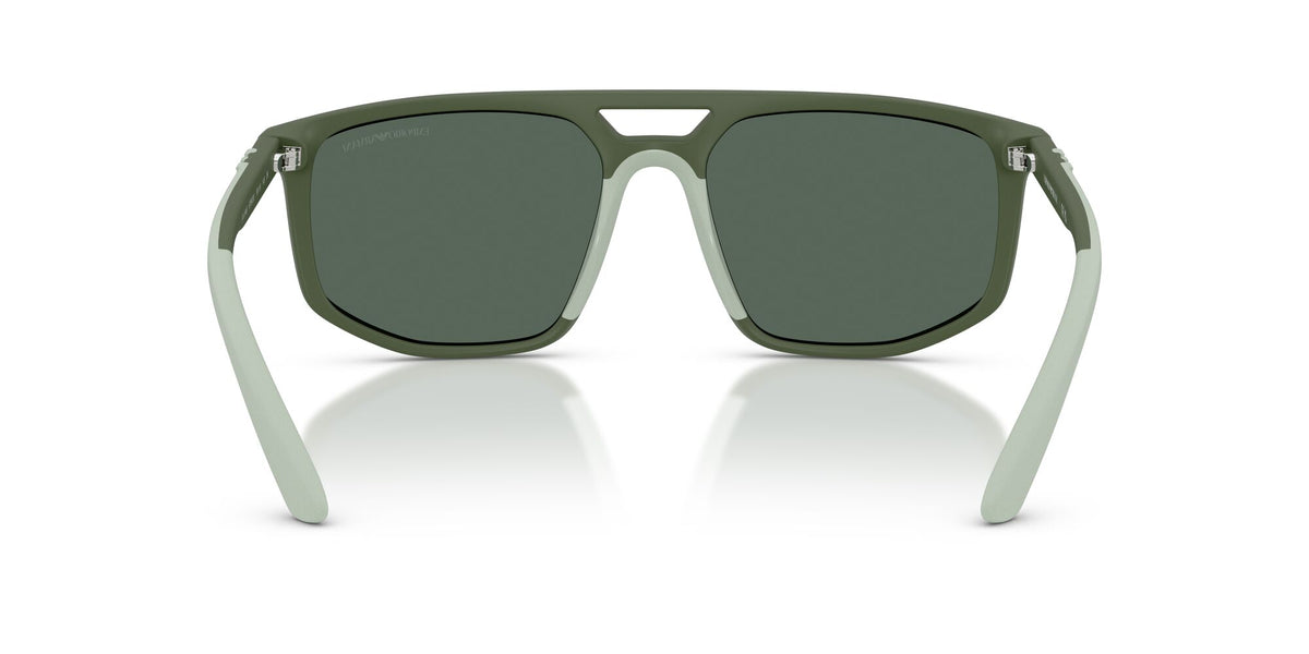 Emporio Armani  EA4248U 625930 58 Matt Agave / Green Mirror Silver