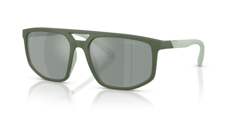 Emporio Armani  EA4248U 625930 58 Matt Agave / Green Mirror Silver