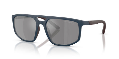 Emporio Armani  EA4248U 62606G 58 Matte Blue / Dark Grey Mirror Silver