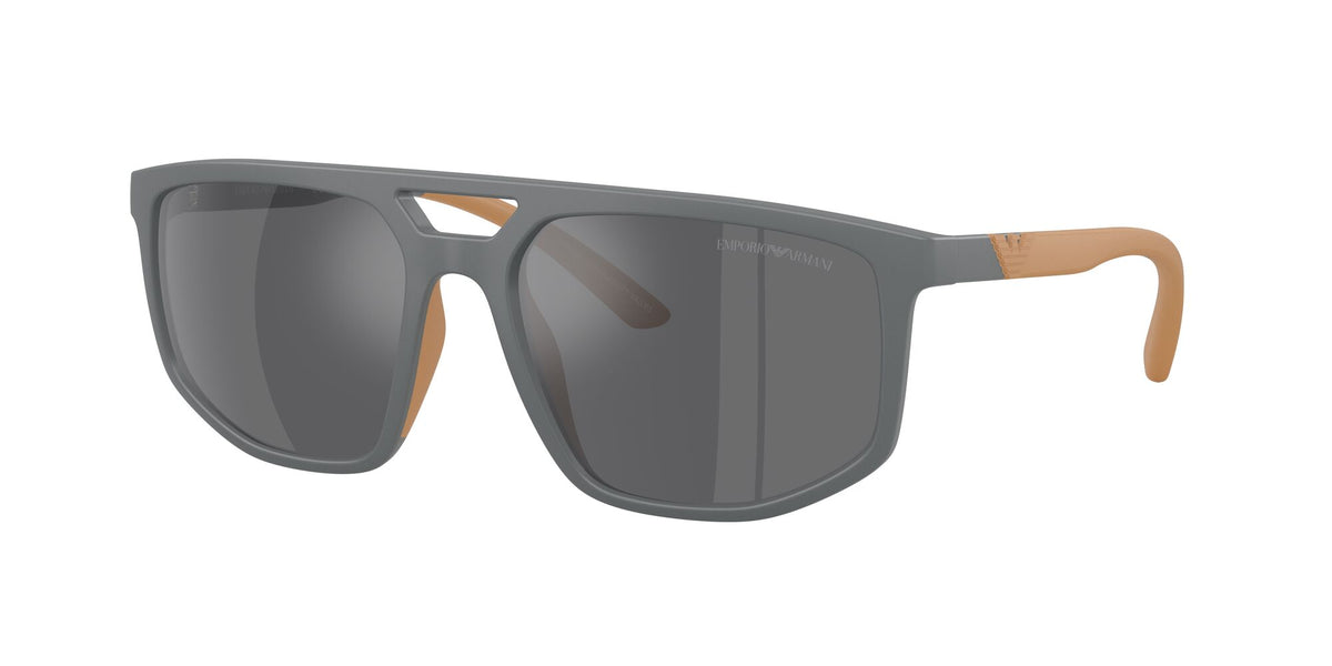Emporio Armani  EA4248U 62616G 58 Matte Grey / Grey Mirror Silver