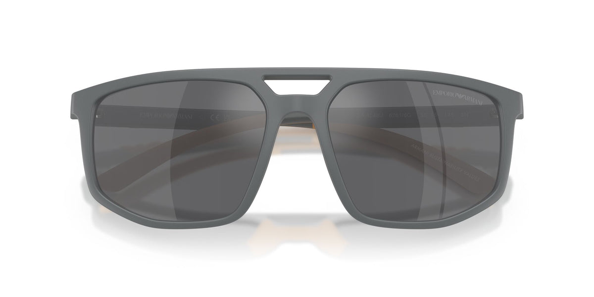 Emporio Armani  EA4248U 62616G 58 Matte Grey / Grey Mirror Silver