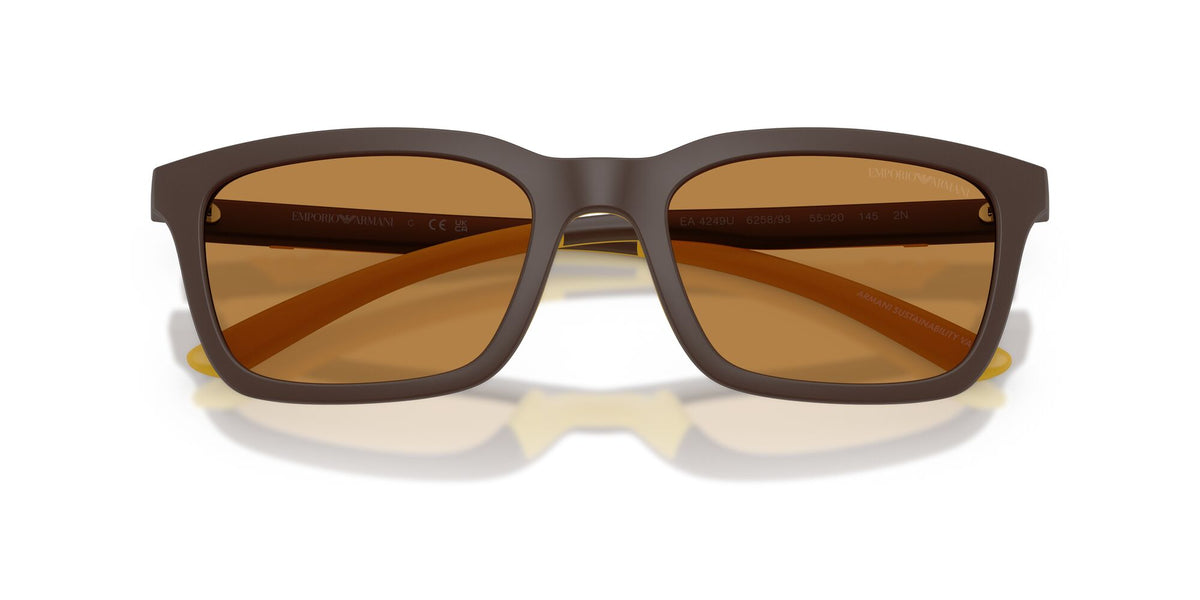 Emporio Armani  EA4249U 625893 55 Matte Brown / Light Brown
