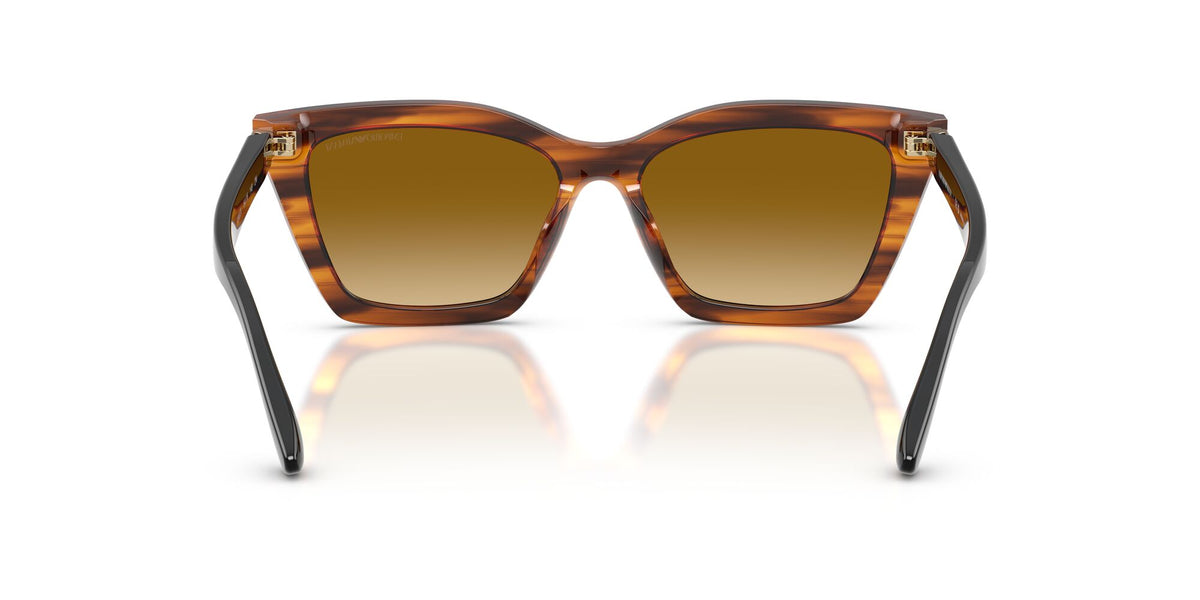 Emporio Armani  EA4250U 62682L 54 Shiny Striped Yellow / Gradient Yellow