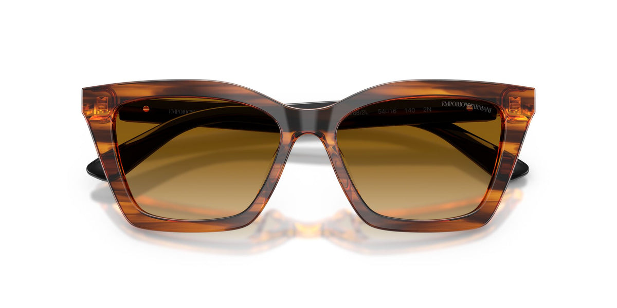 Emporio Armani  EA4250U 62682L 54 Shiny Striped Yellow / Gradient Yellow