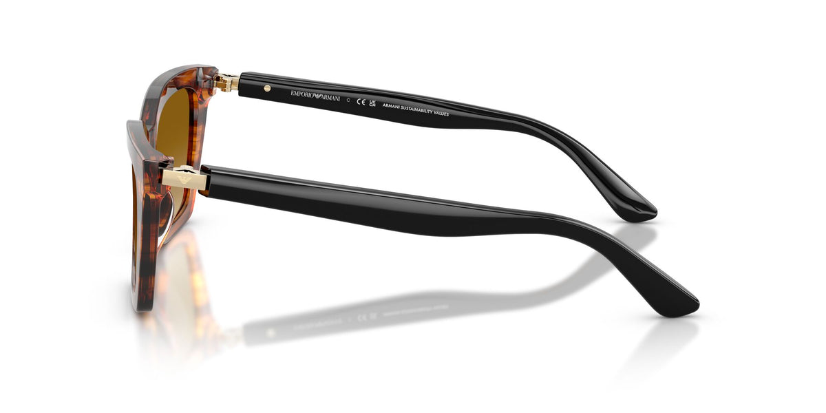 Emporio Armani  EA4250U 62682L 54 Shiny Striped Yellow / Gradient Yellow