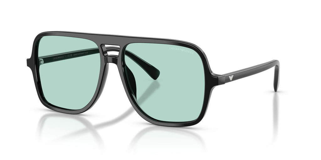 Emporio Armani  EA4252U 501765 57 Shiny Black / Light Azure