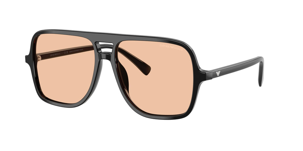 Emporio Armani  EA4252U 501793 57 Shiny Black / Light Orange