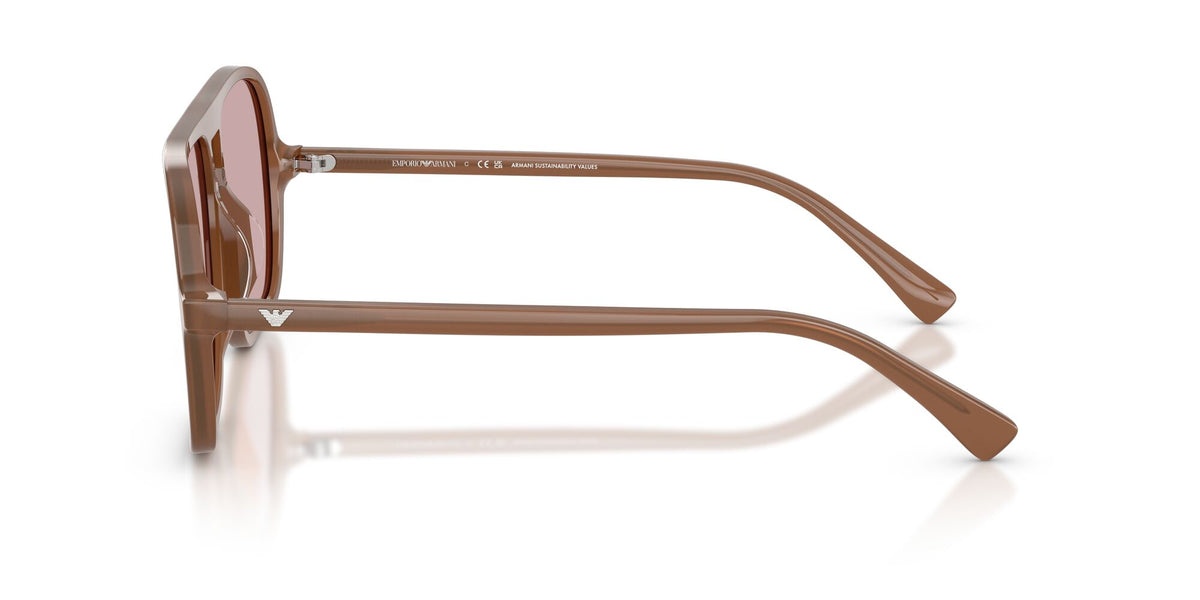 Emporio Armani  EA4252U 627173 57 Shiny Opaline Light Brown / Pink