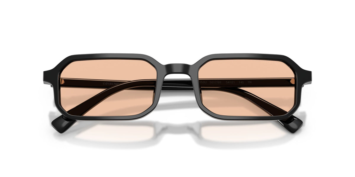Emporio Armani  EA4253U 501793 54 Shiny Black / Light Orange