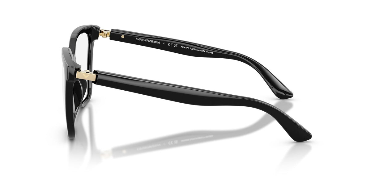Emporio Armani  EA4254U 50171W 54 Shiny Black / Clear
