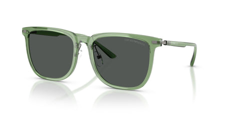 Emporio Armani  EA4255D 536287 56 Shiny Transparent Green / Dark Grey