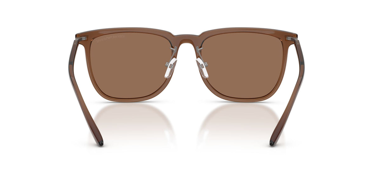 Emporio Armani  EA4255D 628273 56 Shiny Transparent Brown / Dark Brown