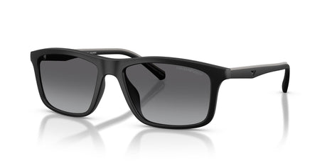 Emporio Armani 0EA4257U 500181 57 Matte Black/ Grey Gradient Polarized
