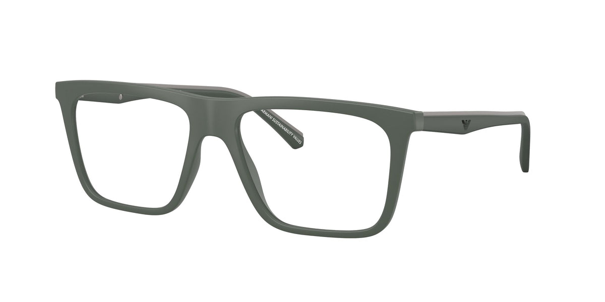 Emporio Armani 0EA4258F 63121W 56 Matte Green/ Clear
