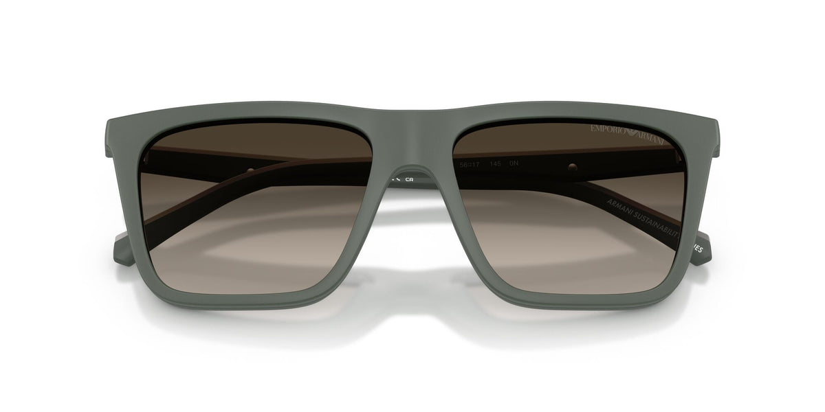 Emporio Armani 0EA4258F 63121W 56 Matte Green/ Clear