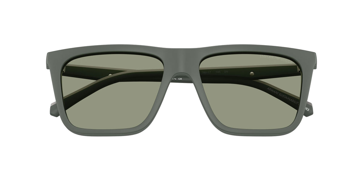 Emporio Armani 0EA4258F 63121W 56 Matte Green/ Clear
