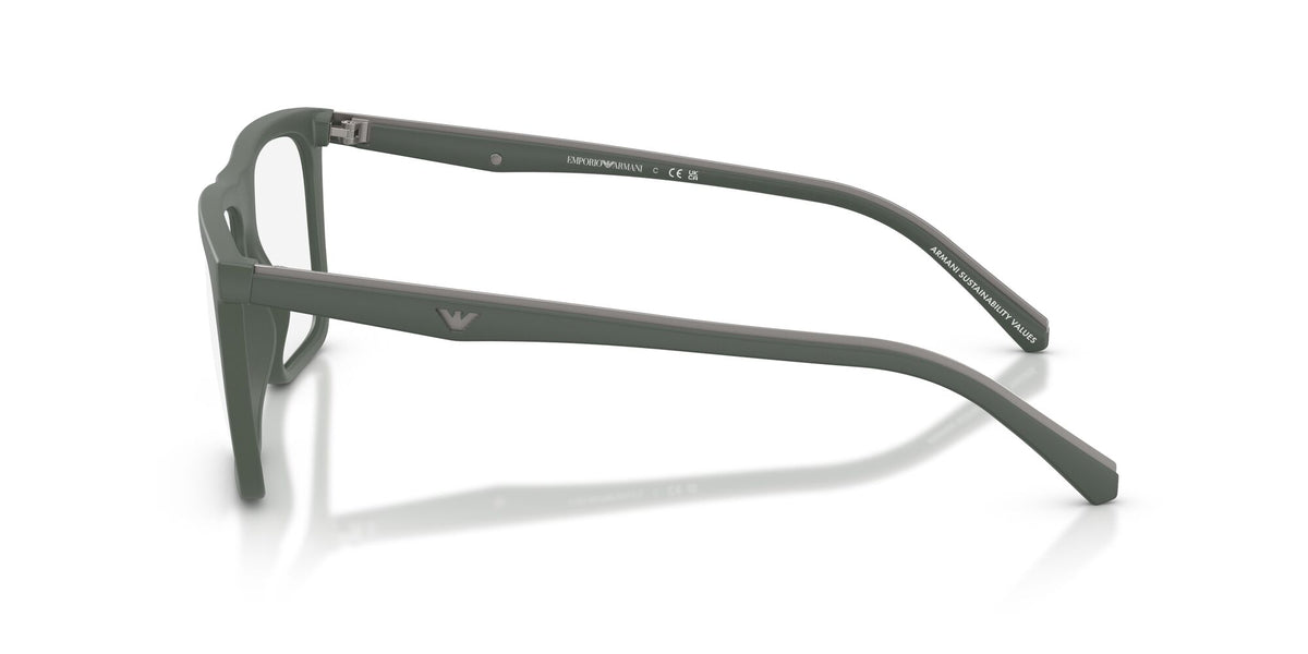 Emporio Armani 0EA4258F 63121W 56 Matte Green/ Clear