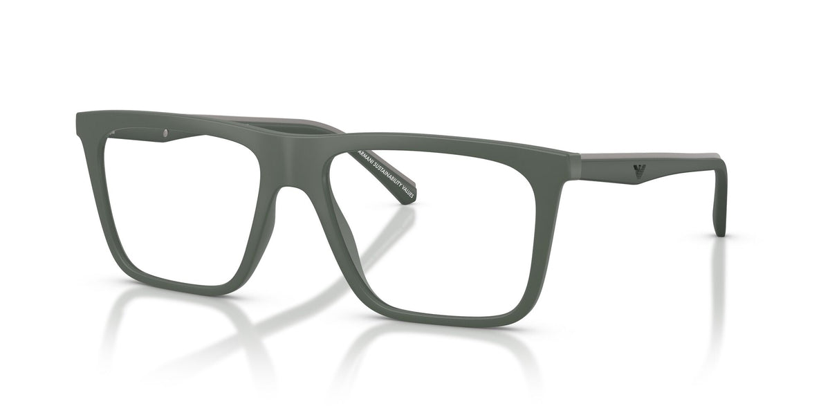 Emporio Armani 0EA4258F 63121W 56 Matte Green/ Clear