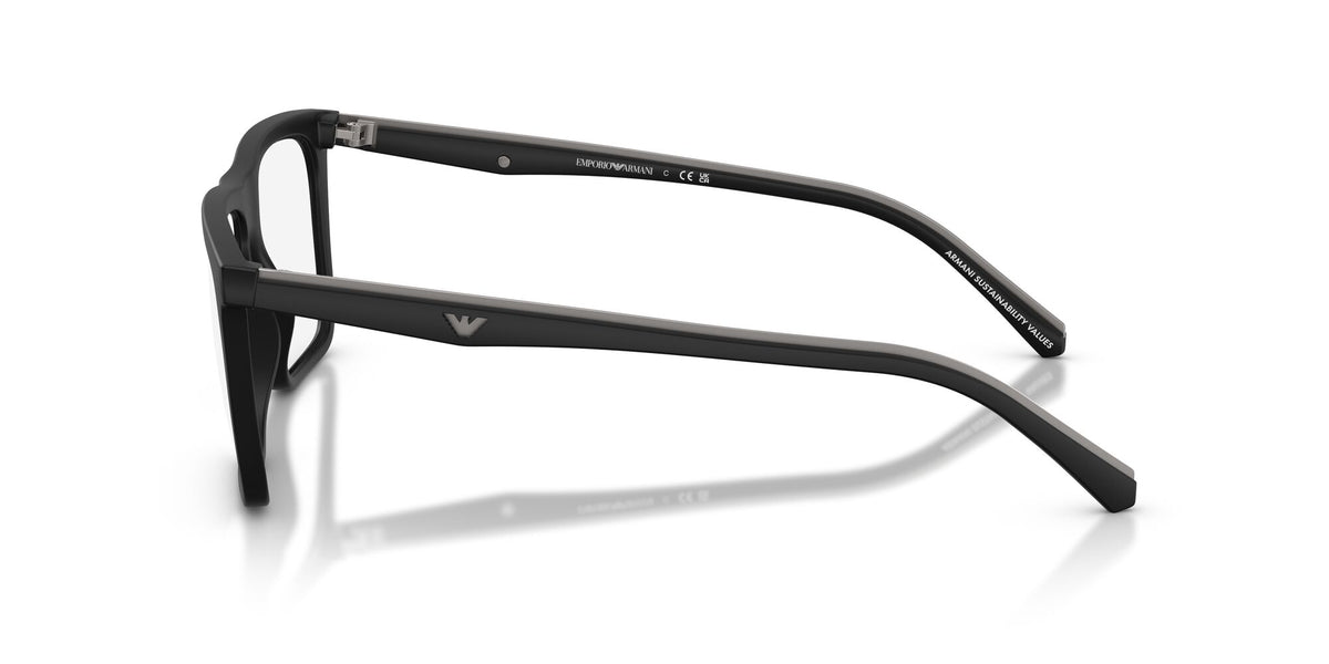 Emporio Armani 0EA4258 50011W 56 Matte Black/ Clear
