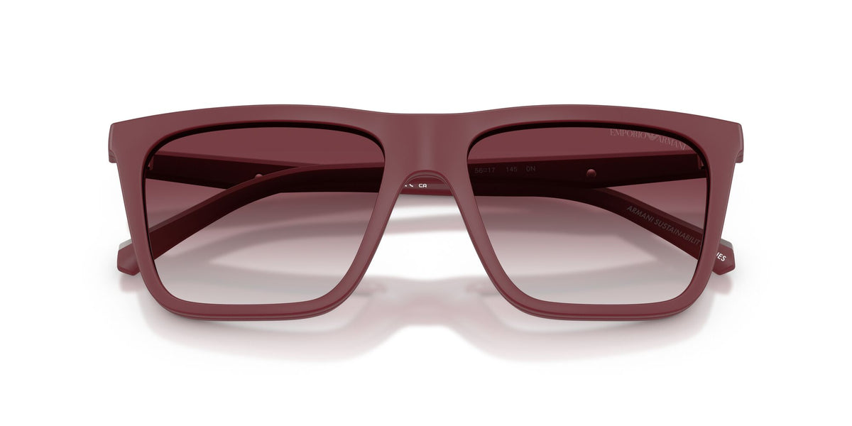 Emporio Armani 0EA4258 52611W 56 Matte Bordeaux/ Clear