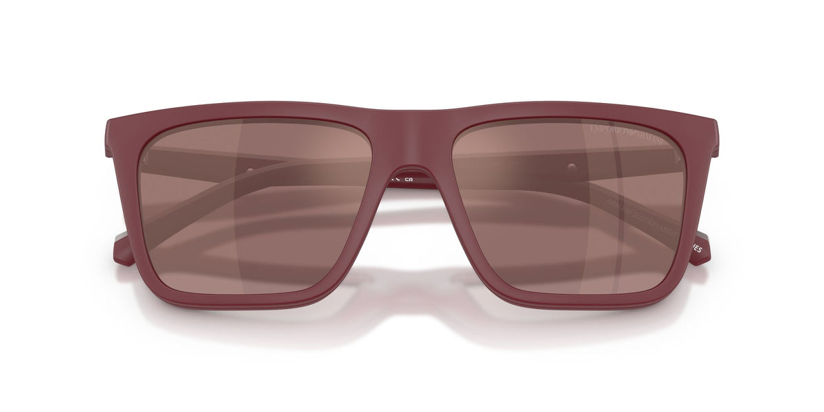 Emporio Armani 0EA4258 52611W 56 Matte Bordeaux/ Clear