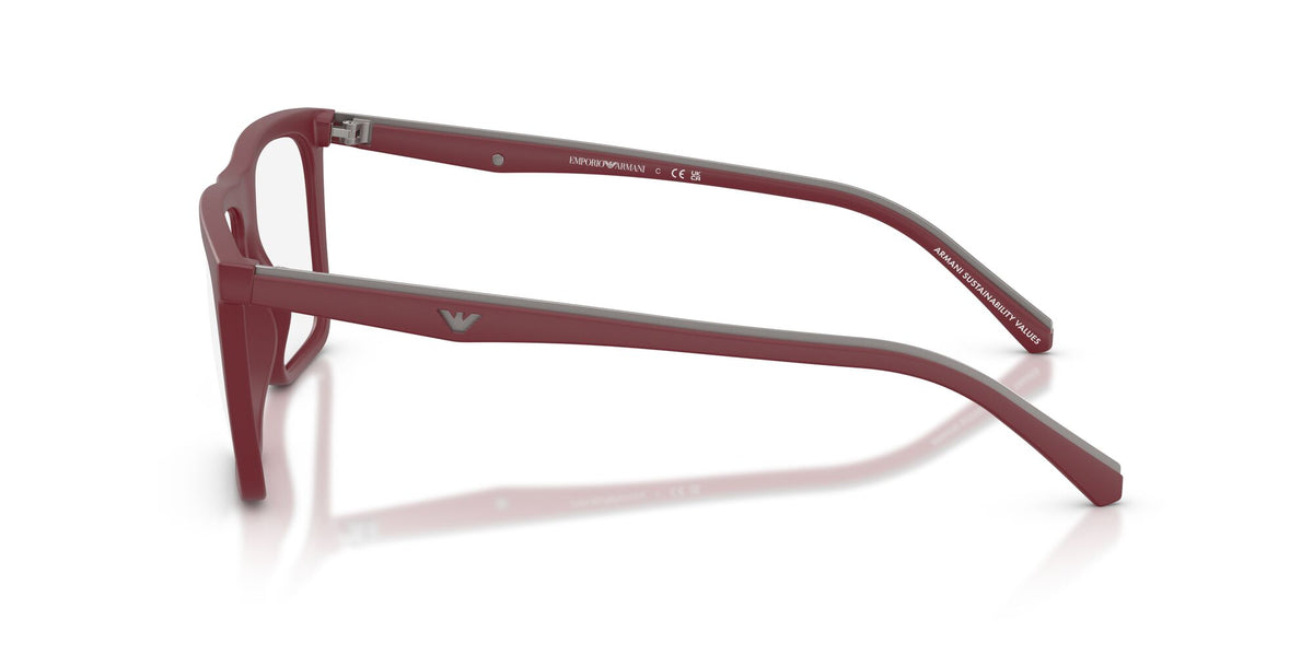 Emporio Armani 0EA4258 52611W 56 Matte Bordeaux/ Clear