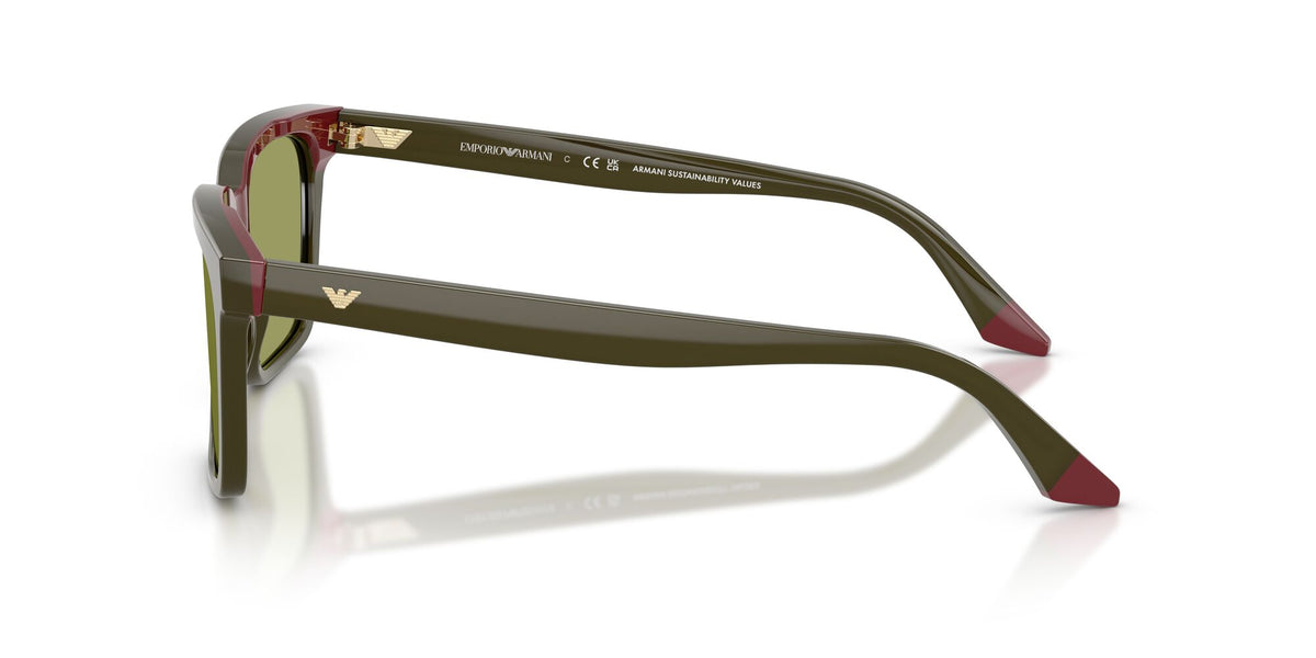 Emporio Armani 0EA4260 63162A 55 Opaline Green/Bordeaux/ Green